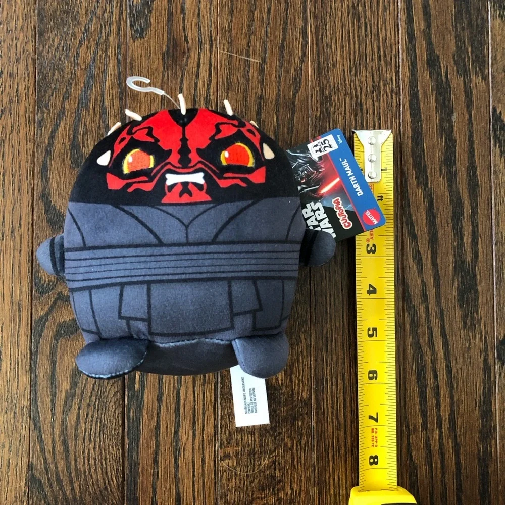 NWT Star Wars x Cuutopia Mattel 5” Darth Maul Sith Lord Soft Plush Toy - Picture 7 of 8